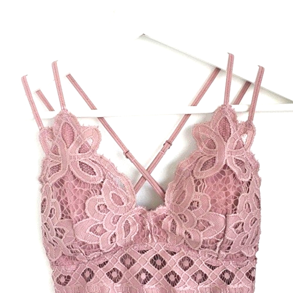 Blush dusty bralette anemone brand new with tags